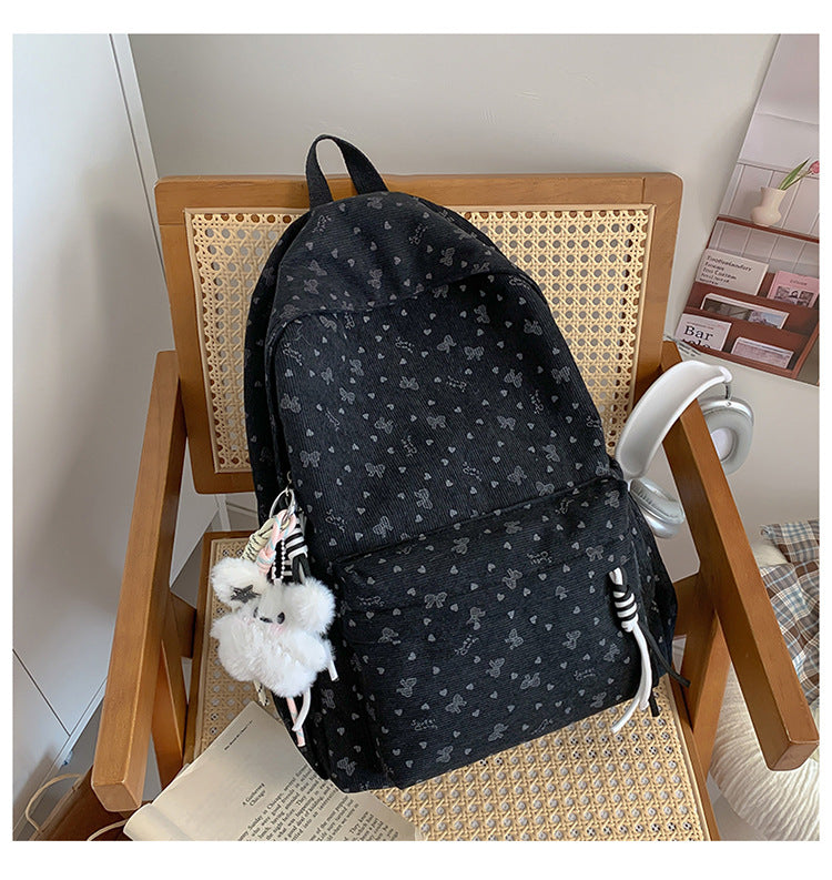 Cute Decorative Pattern School Backpack