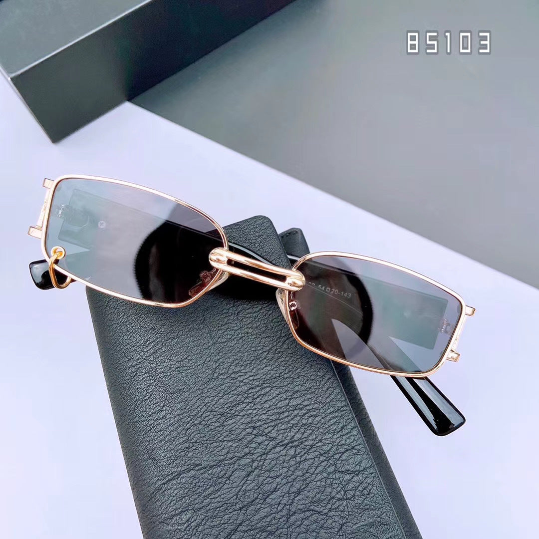 Fashionable sunglasses with unique rectangular frame Kalsten