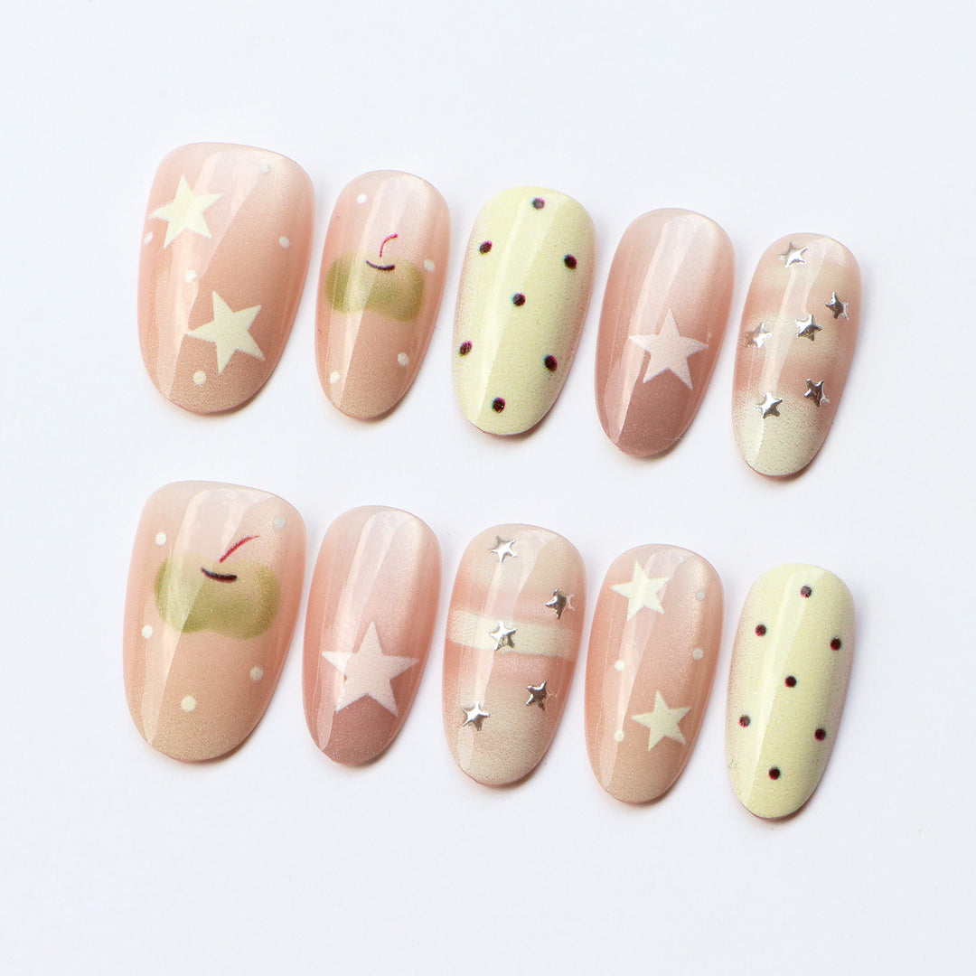 Creative Press-On Nail Art Set