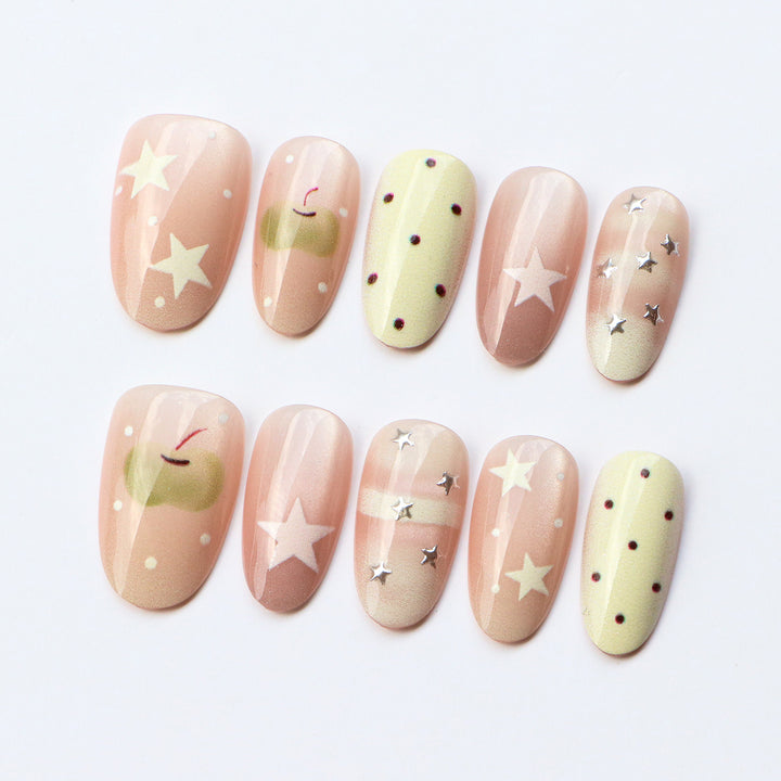 Creative Press-On Nail Art Set