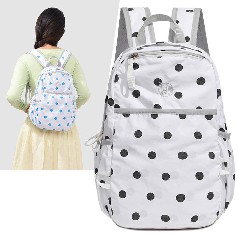 Stylish Polka-Dot Backpack Kalsten