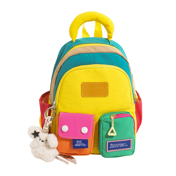 Colorful Multi-Compartment Casual Backpack Kalsten