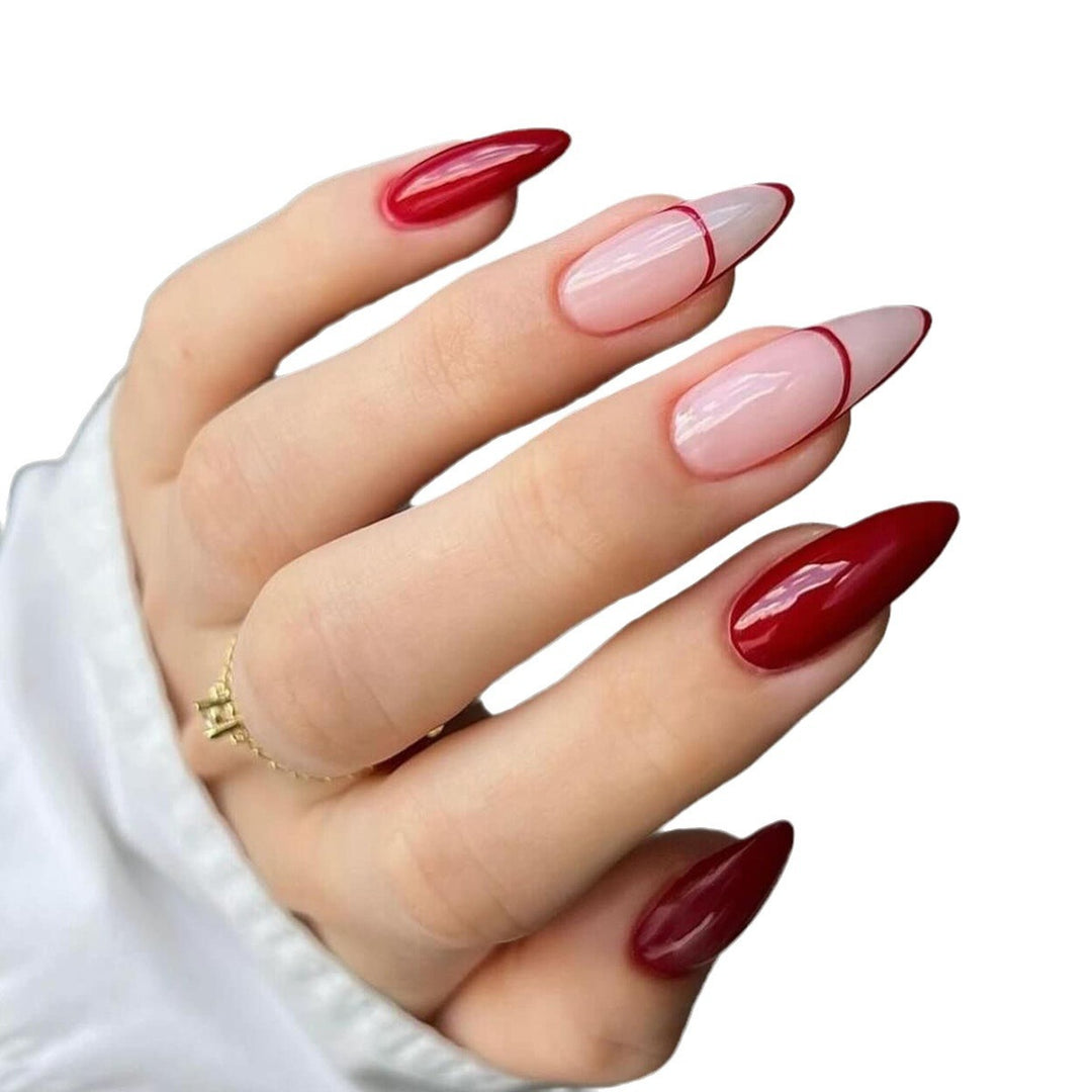 Artistic Long Stiletto Nail Enhancements
