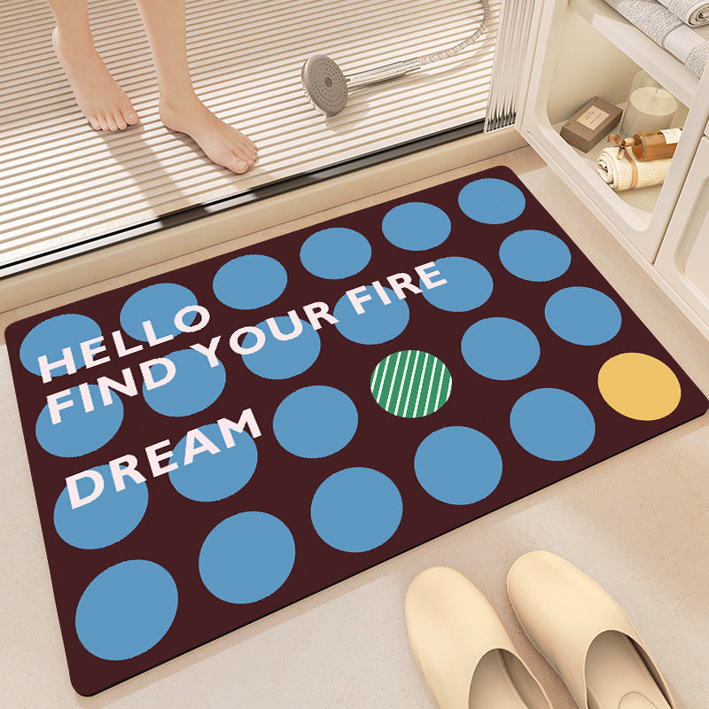 Luxurious Bathroom Floor Mat Kalsten