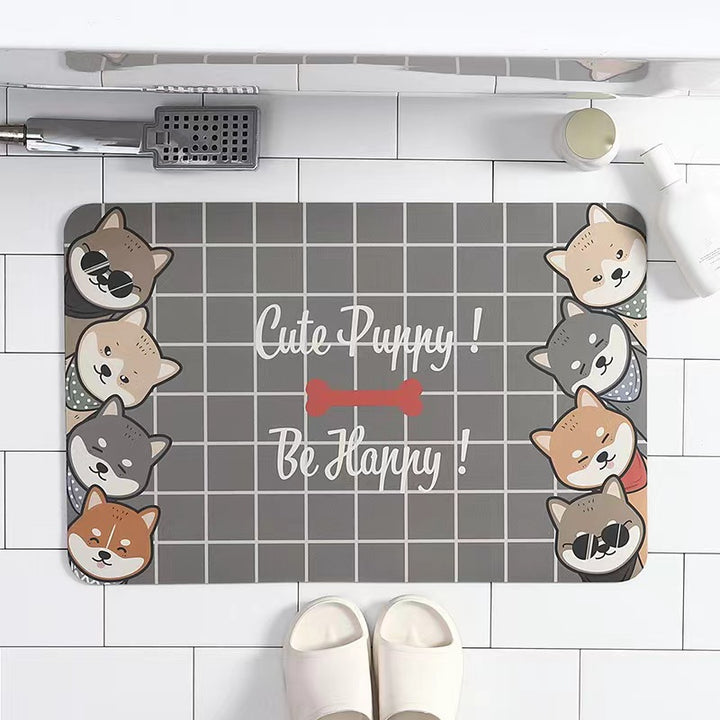Abstract Landscape Bath Mat Kalsten
