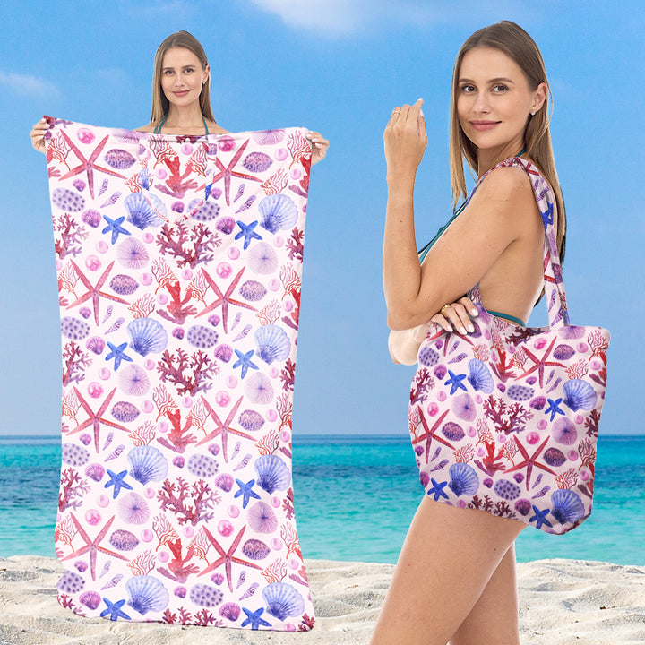 Tote bag in stylish lotus design Kalsten