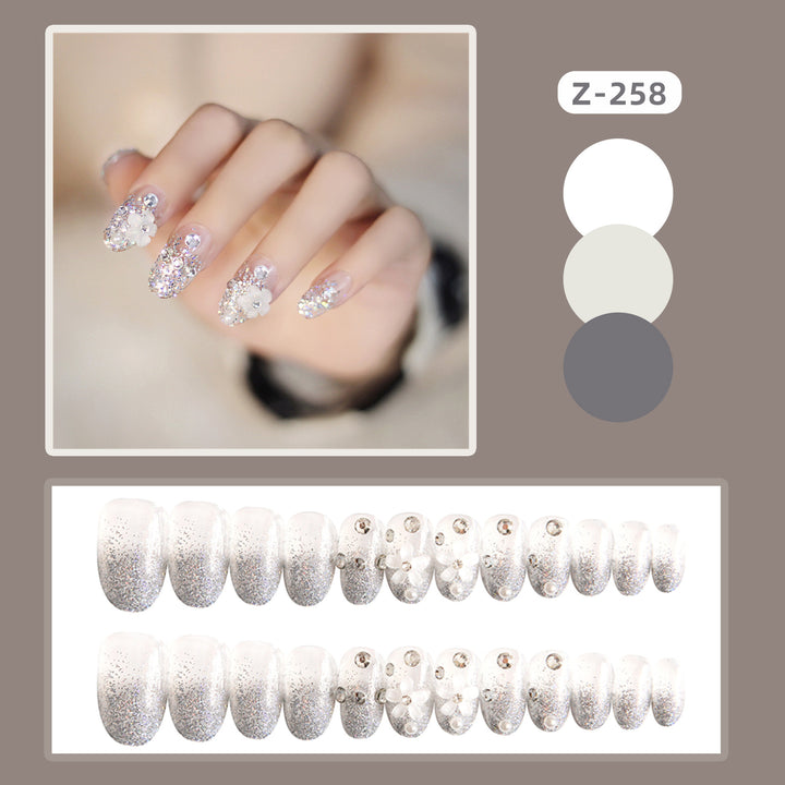 Glamorous Decorative Press-On Nail Art