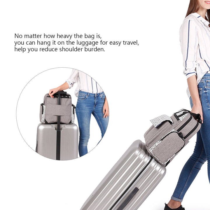 Multifunctional Diaper Bag with Insulated Compartments Kalsten