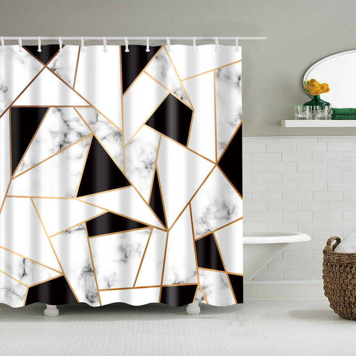 Floral Patterned Bathroom Shower Curtain Kalsten
