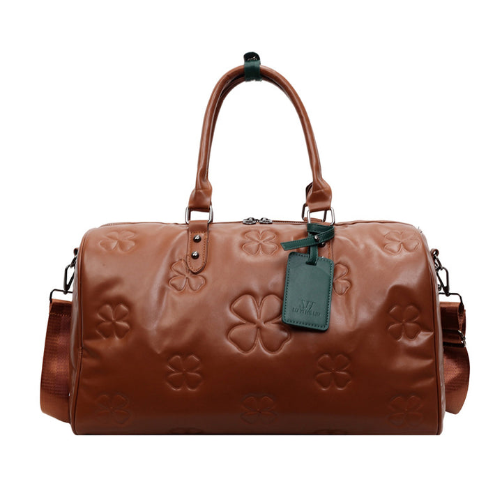Stylish Embossed Travel Duffel Bag Kalsten