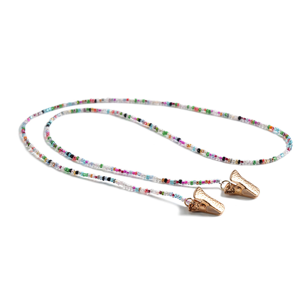 Beaded Eyewear Chain with Secure Clasps kalsten