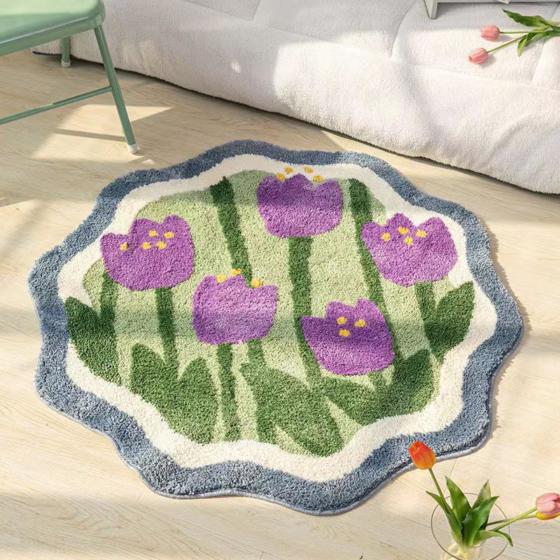 Floral Patterned Area Rug Kalsten