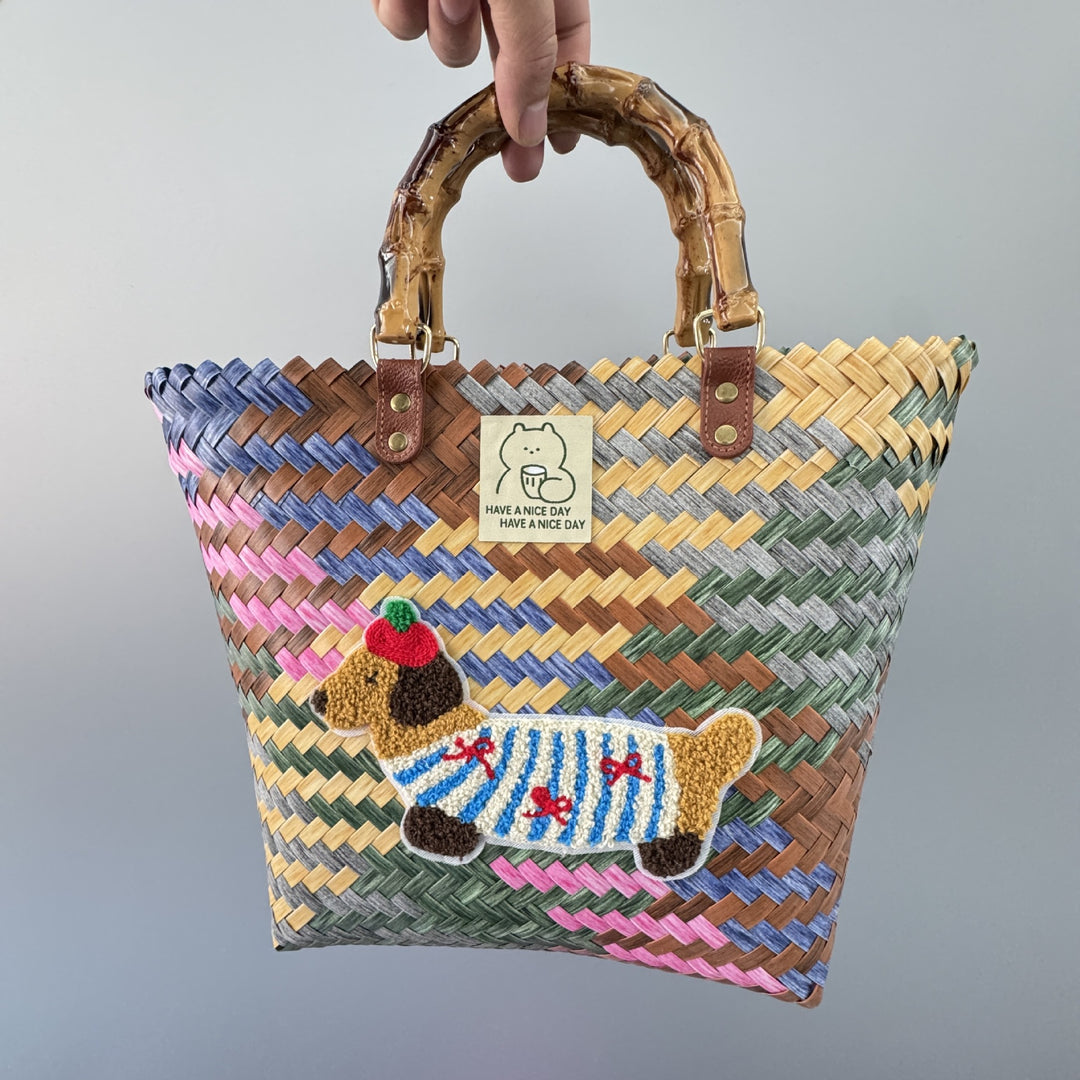 Playful Bast Handbag Kalsten