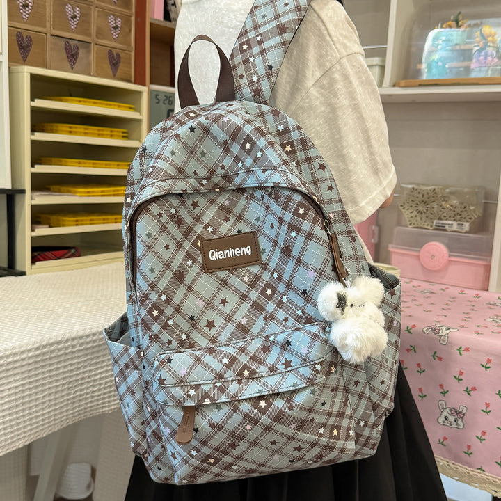 Stylish Geometric Patterned Backpack Kalsten