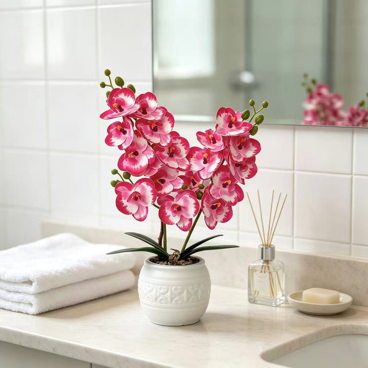 Decorative Orchid for Tabletop Home Decor