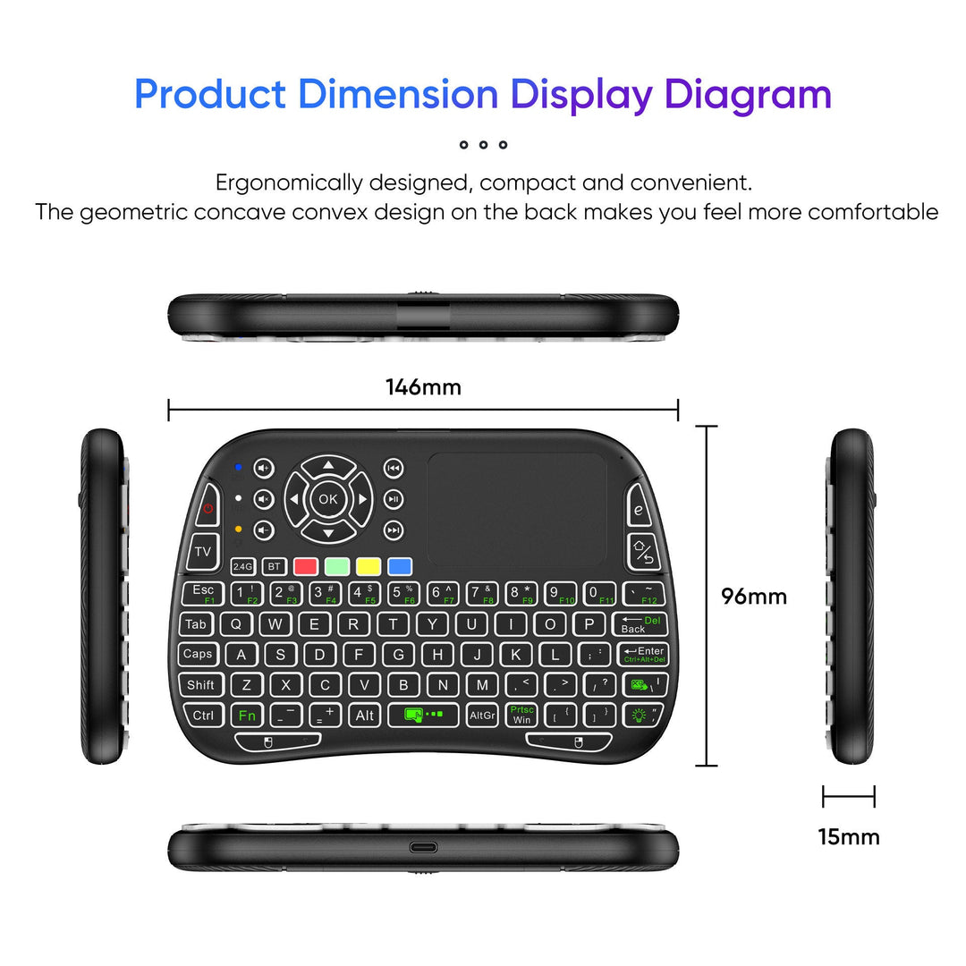 Wireless Mini Keyboard with Touchpad Kalsten
