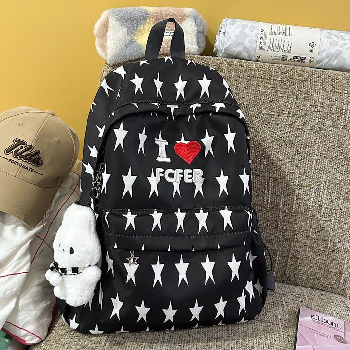 Casual Star-Patterned Backpack Kalsten