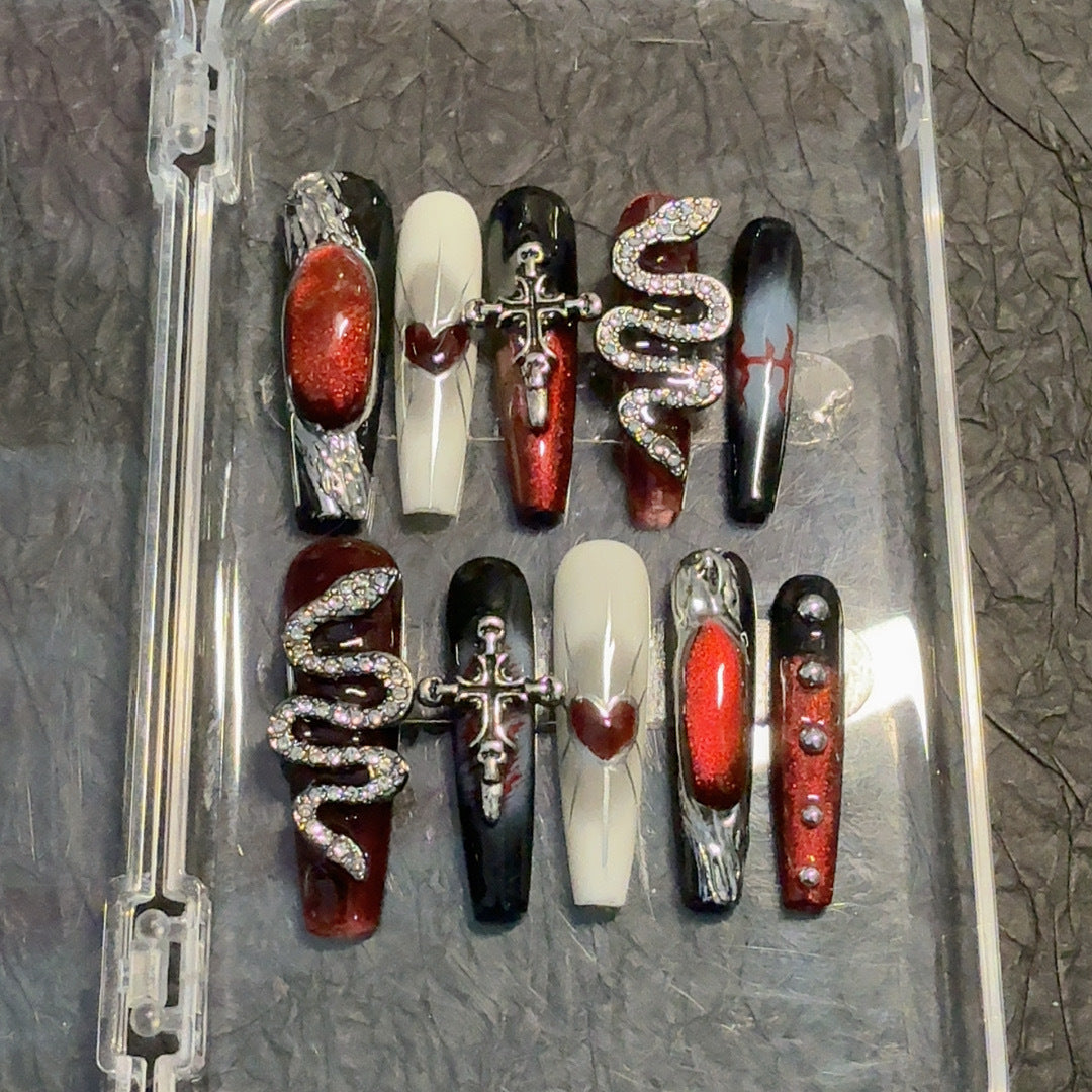 Decorative Gothic Art Press-On Nail Set