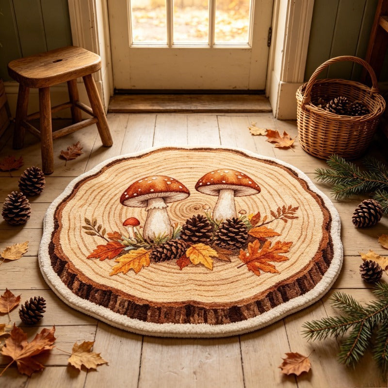 Decorative Pond Themed Area Rug for Interiors