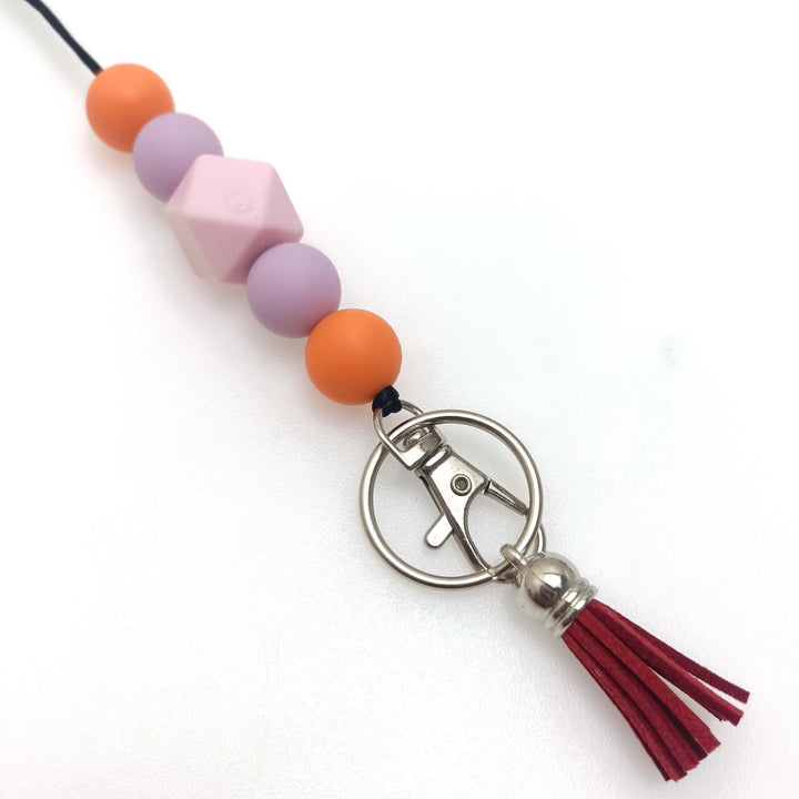 Colorful Beaded Keychain Holder Kalsten