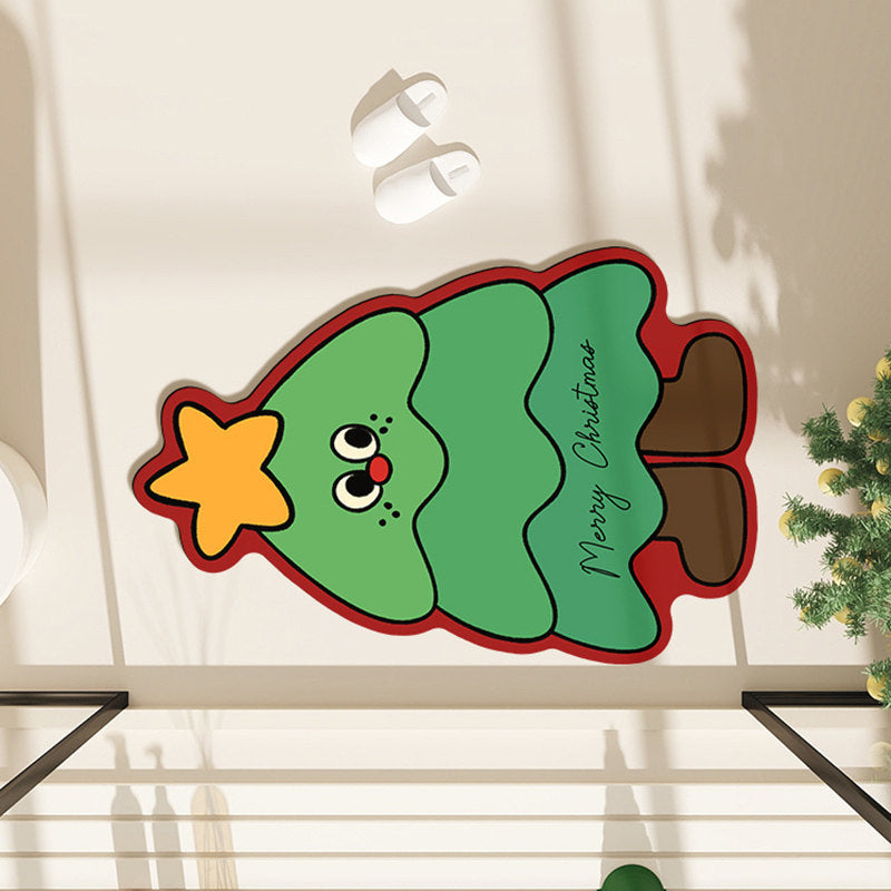 Christmas-Themed Decorative Mat