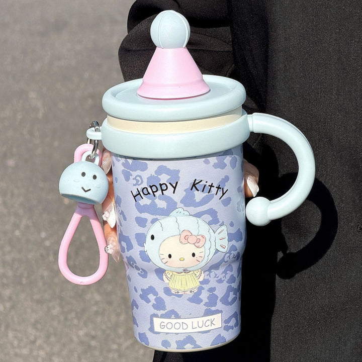 Women's insulated drinking cup with cute cat design Kalsten