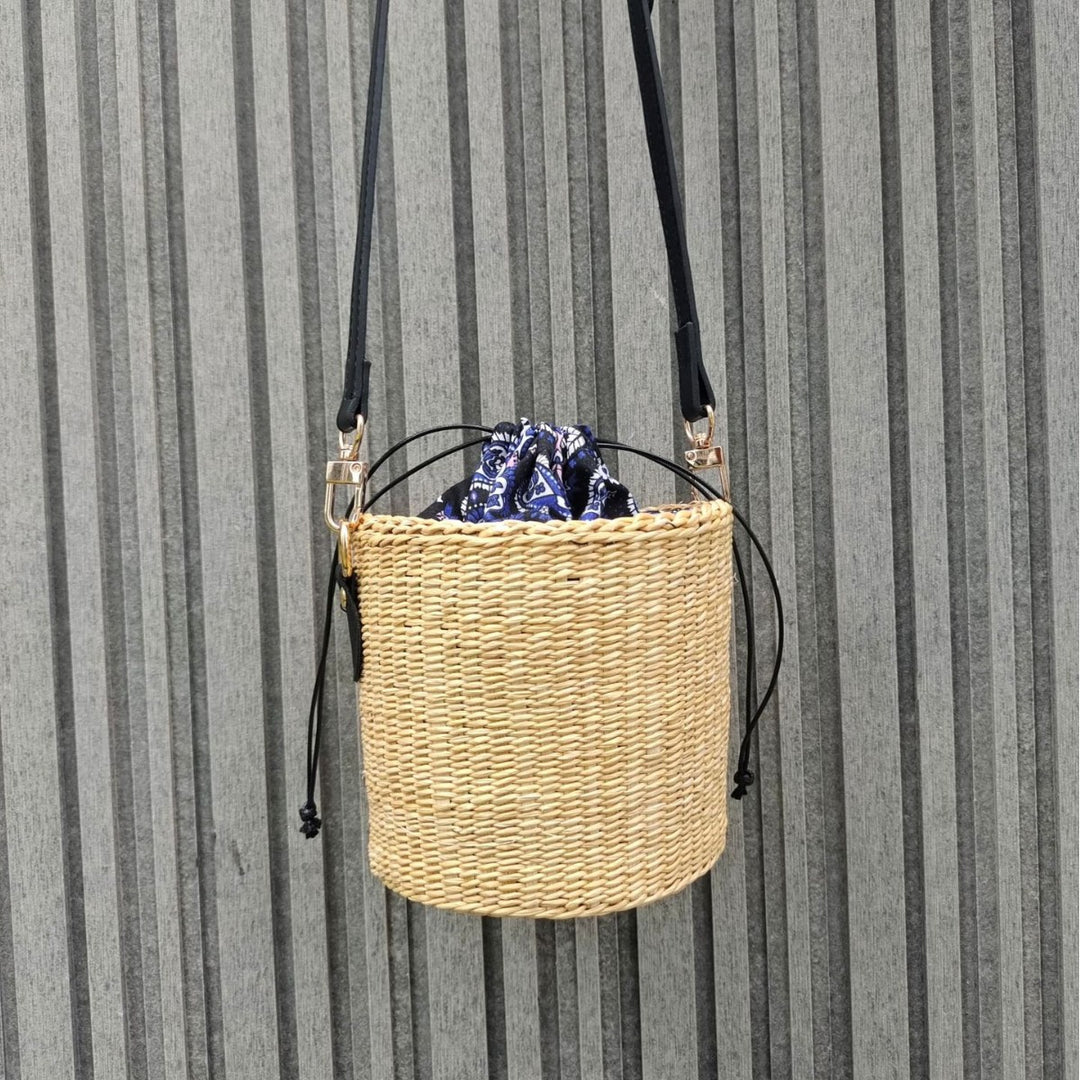 Bohemian Chic Woven Basket Bag Kalsten