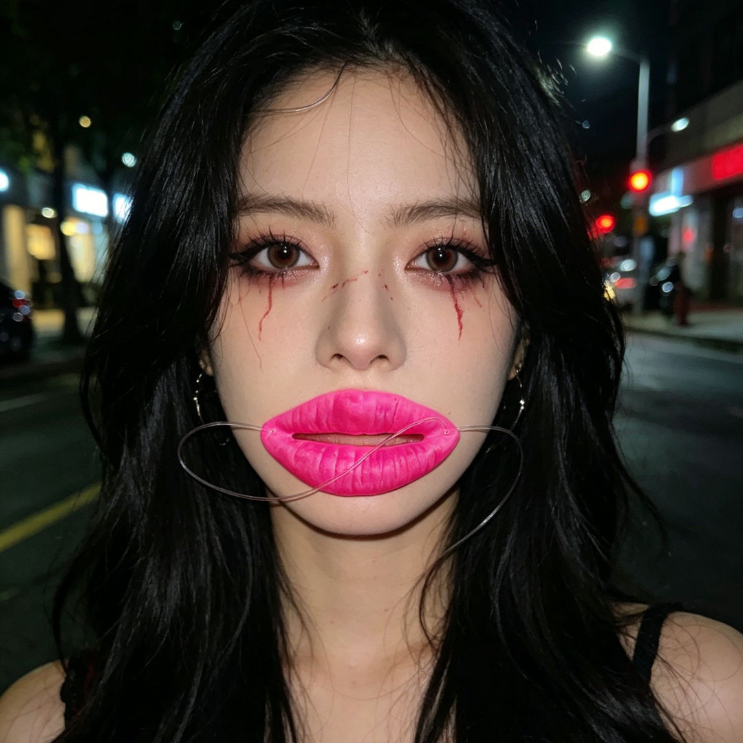 Decorative lip figure