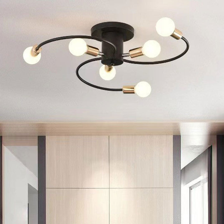 Artistic Curved Ceiling Light
