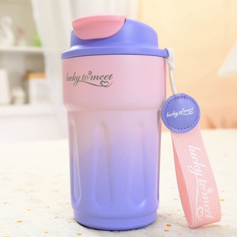 Insulated drinking cups with non-slip grip and double-walled construction Kalsten
