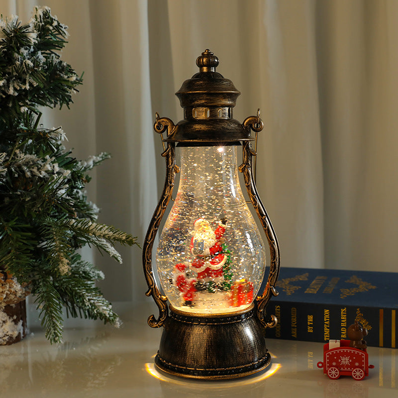 Decorative LED Lantern with Winter Scene Kalsten
