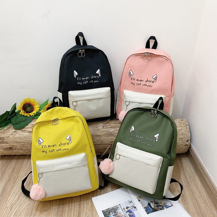 Cute Animal-Themed Backpack Set Kalsten