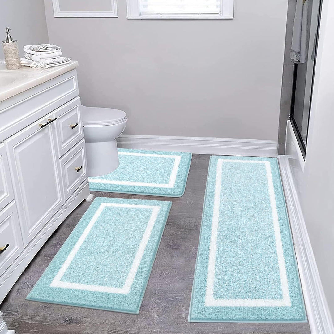 Modern Bathroom Mat Set