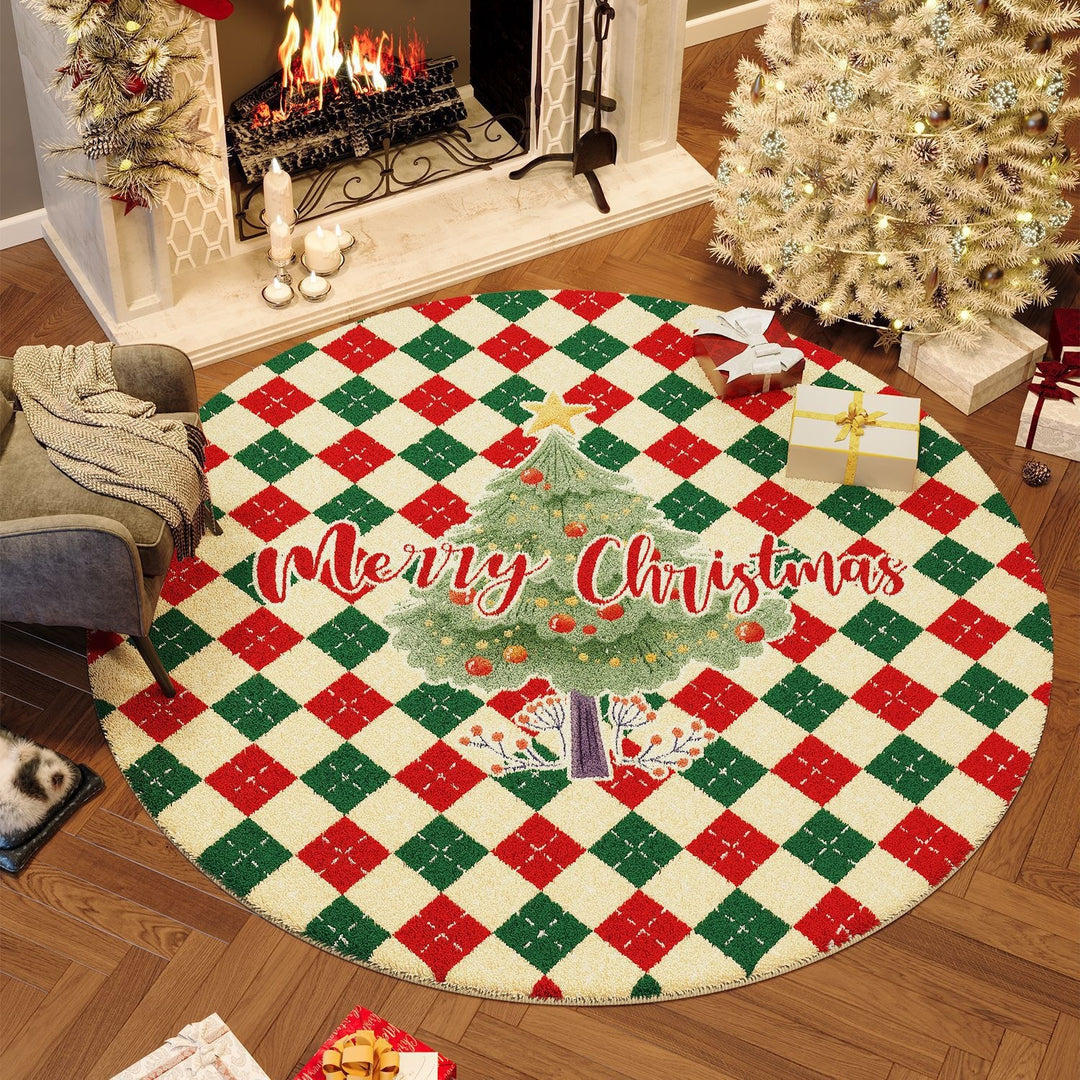 Festive Christmas Area Rug