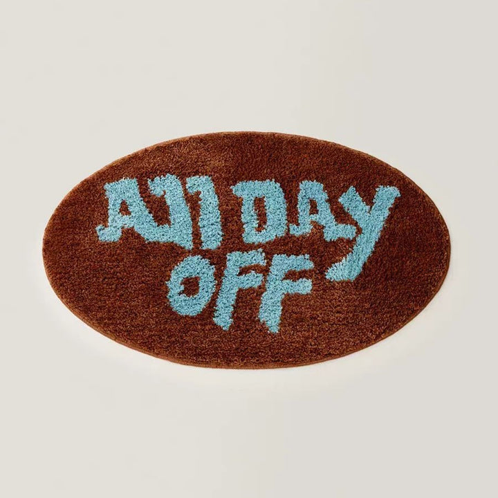 Inspirational Phrase Oval Rug Kalsten
