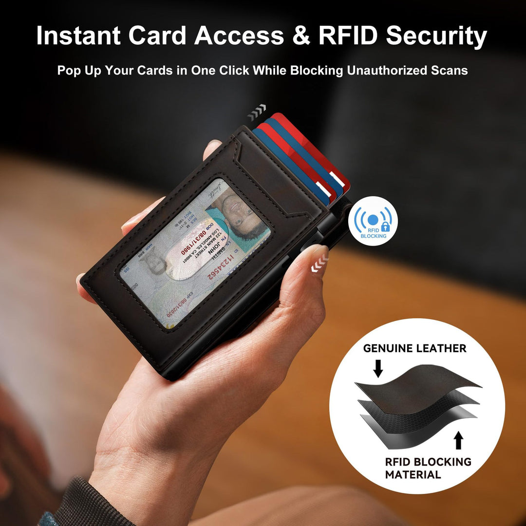 Smart RFID-Blocking Minimalist Wallet Kalsten