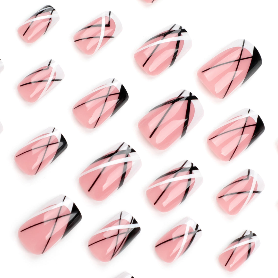 Artful Nail Art with Geometric Accents Kalsten