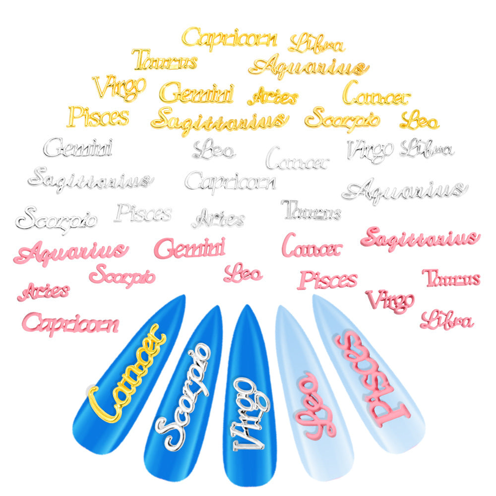 Zodiac Nail Art Charms