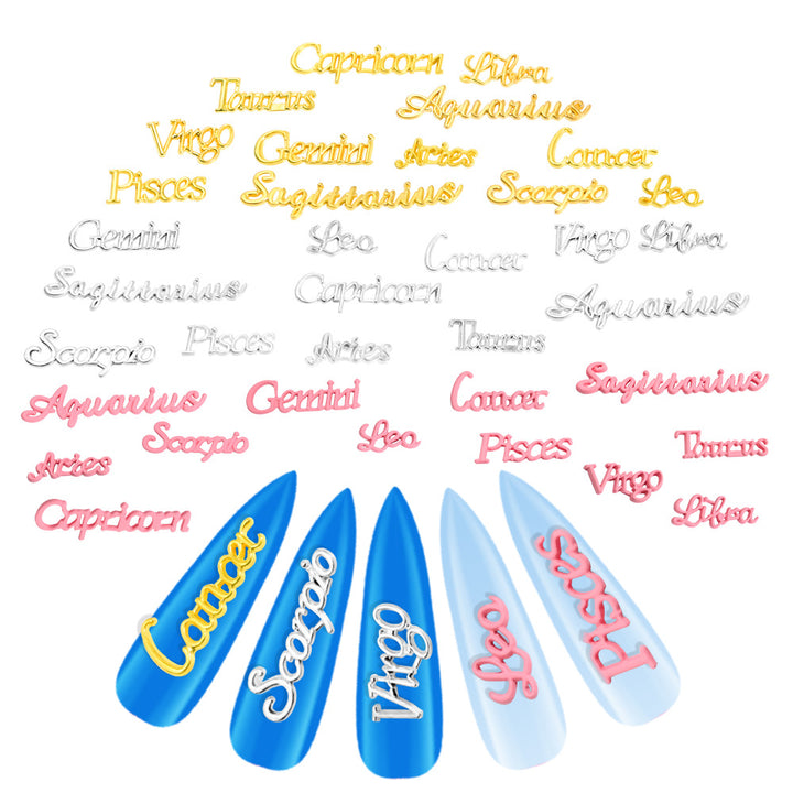 Zodiac Nail Art Charms
