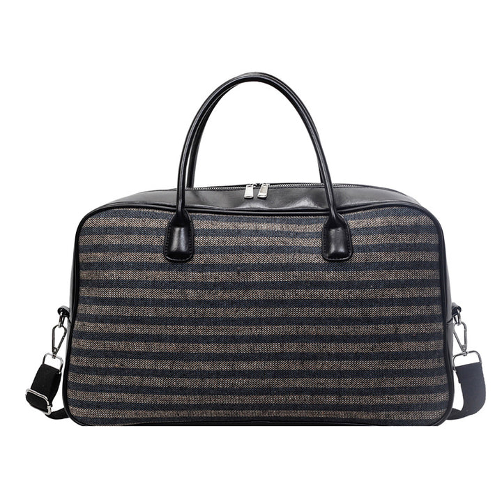 Premium Leather Weekender Duffle Bag