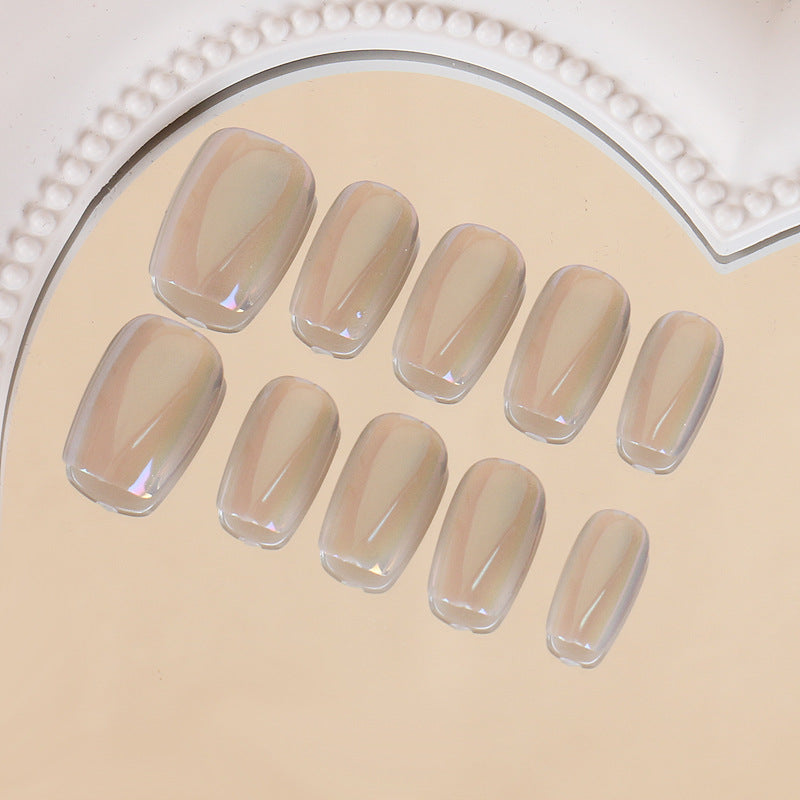 High-Quality Transparent Press-On Nail Set Kalsten