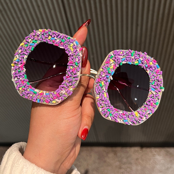 Women's fashion sunglasses with creative structures and colorful accents Kalsten