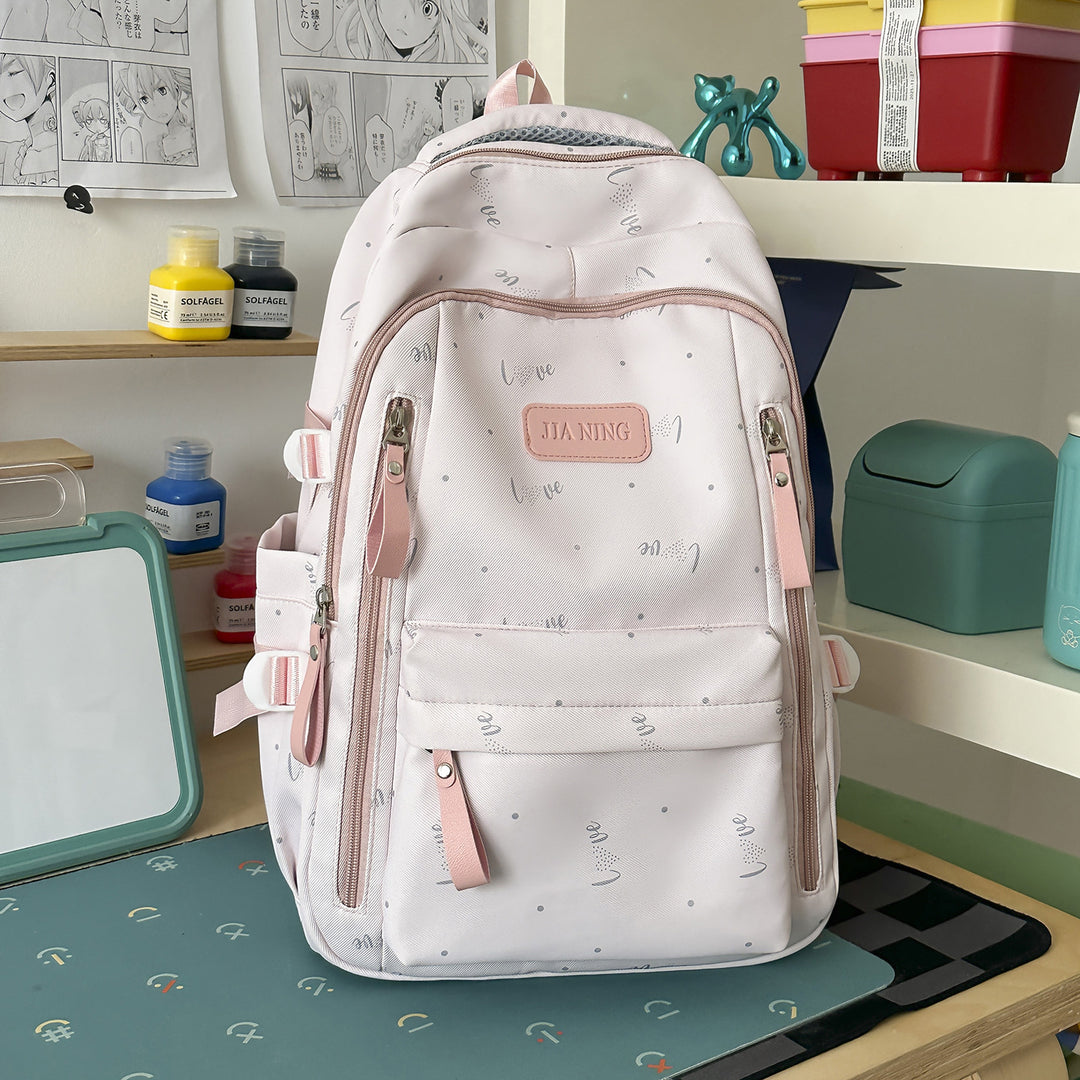 Stylish Love-Embellished Backpack Kalsten