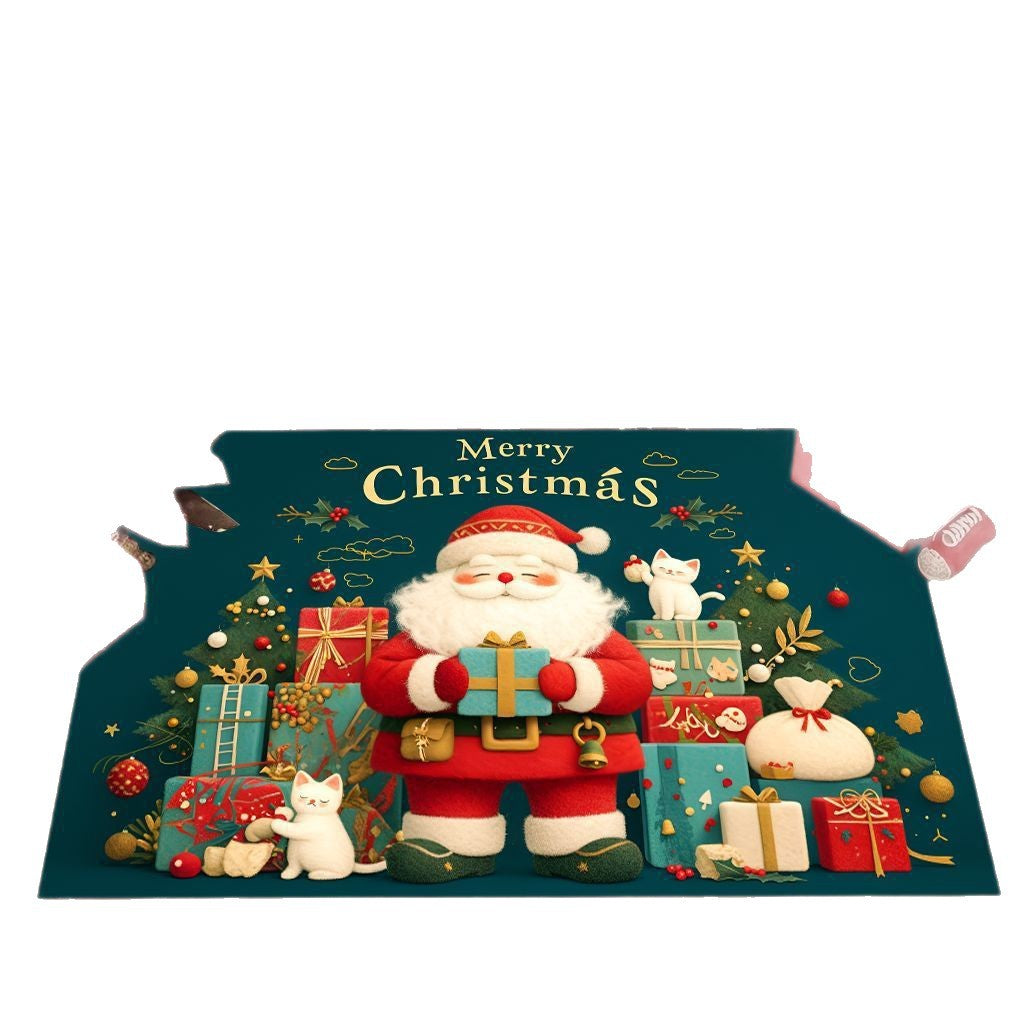Festive Christmas-Themed Decorative Doormat Kalsten