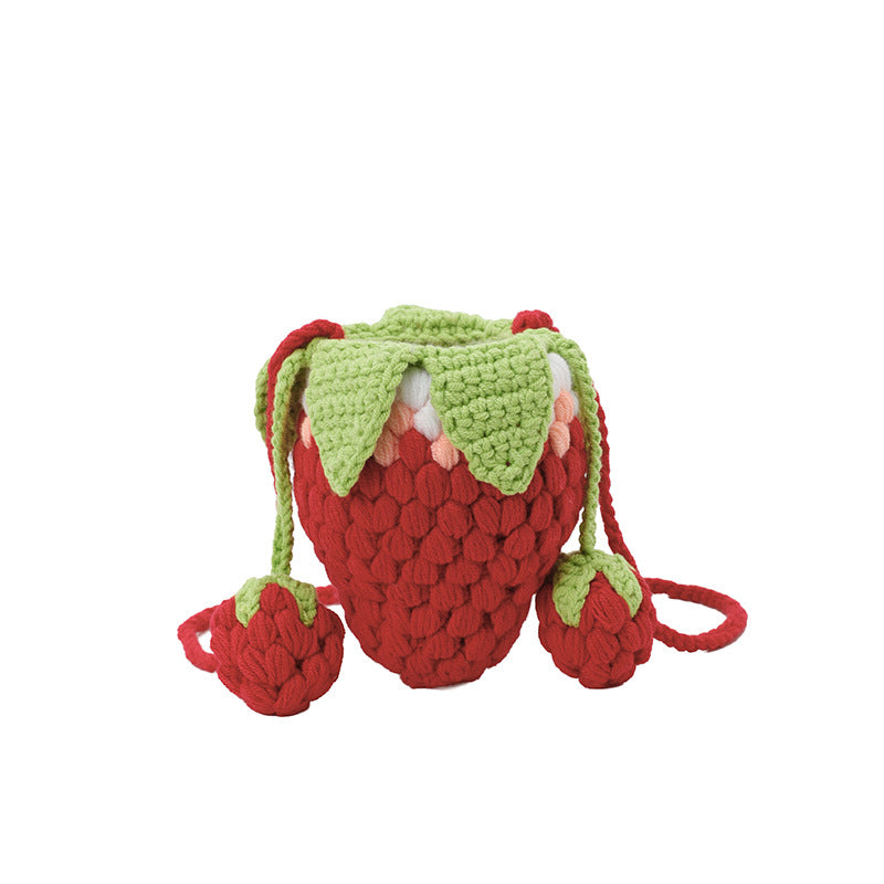 Decorative Crochet Strawberry