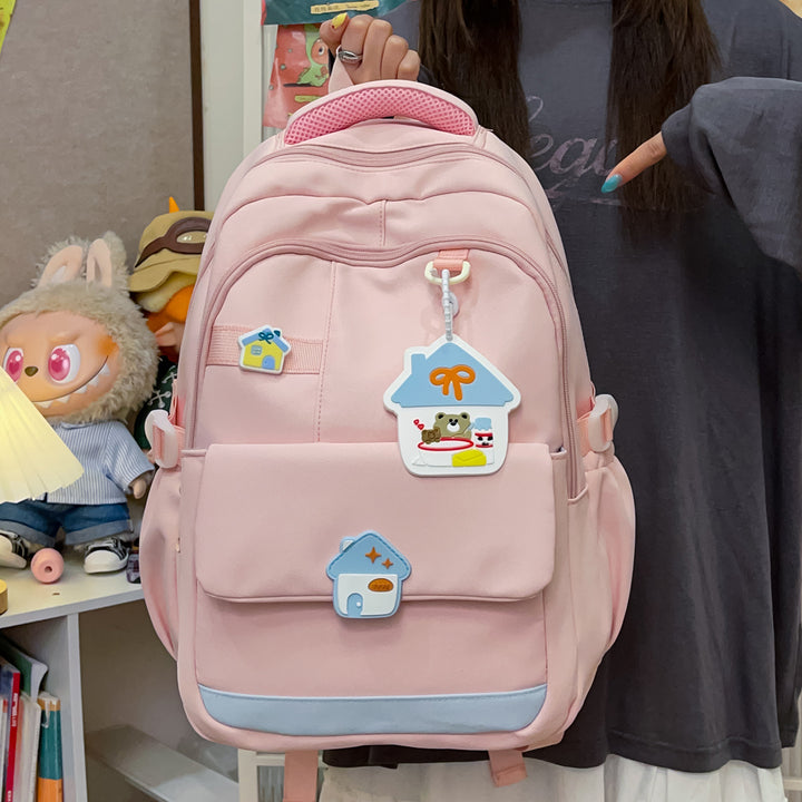 Decorative Multi-Pocket Backpack Kalsten