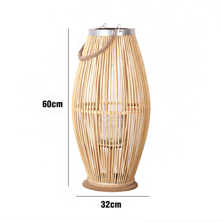 Elegant Rattan Lantern Kalsten