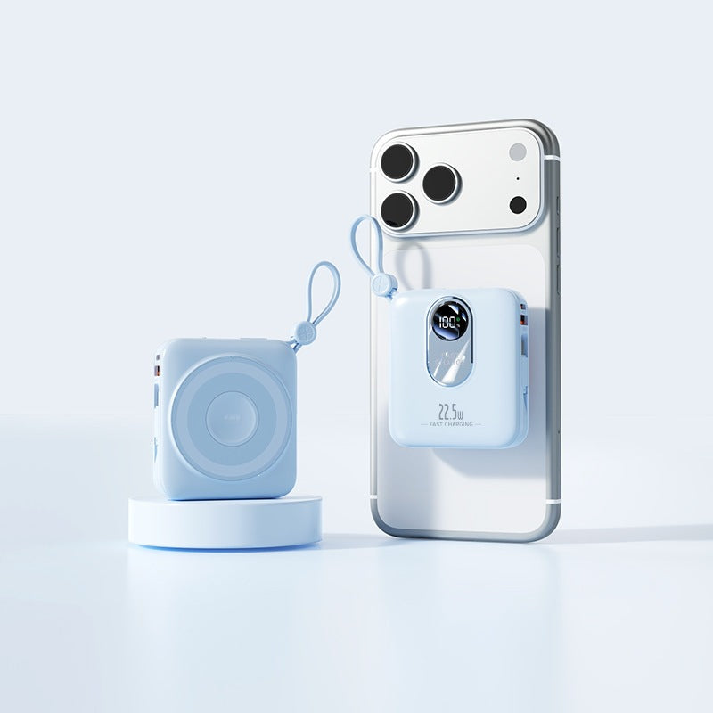 Powerbank with wireless charging function and digital smart display Kalsten