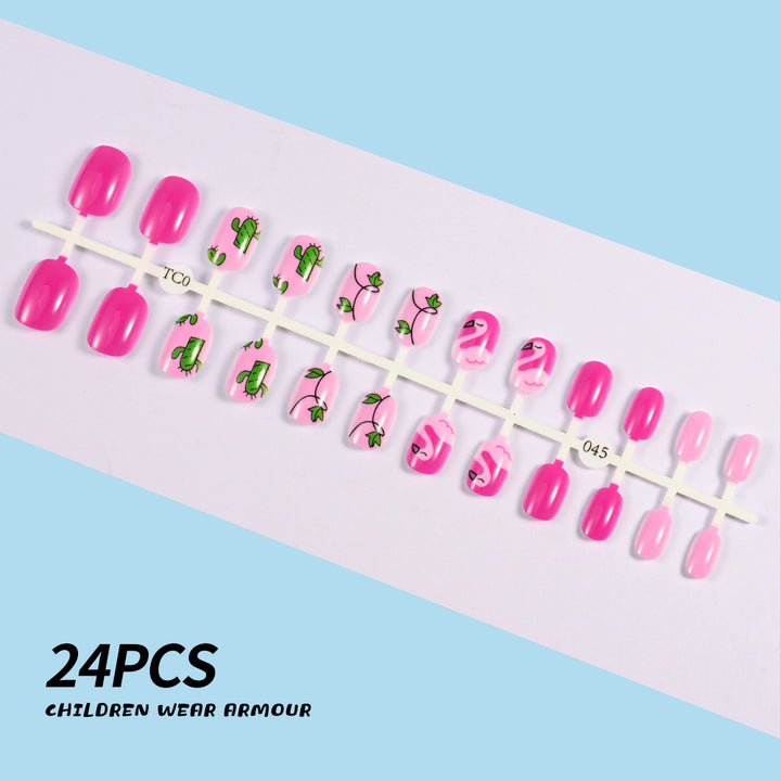 Children's Fun-Themed Press-On Nail Set Kalsten