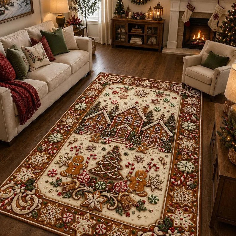 Winter Wonderland Themed Area Rug